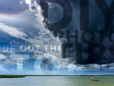 diy fly fishing photography tips for stormy weather