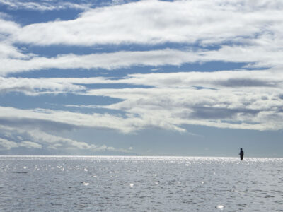 Fly Fishing Photography Portfolio Molokai Hawaii clouds wading bonefish flats
