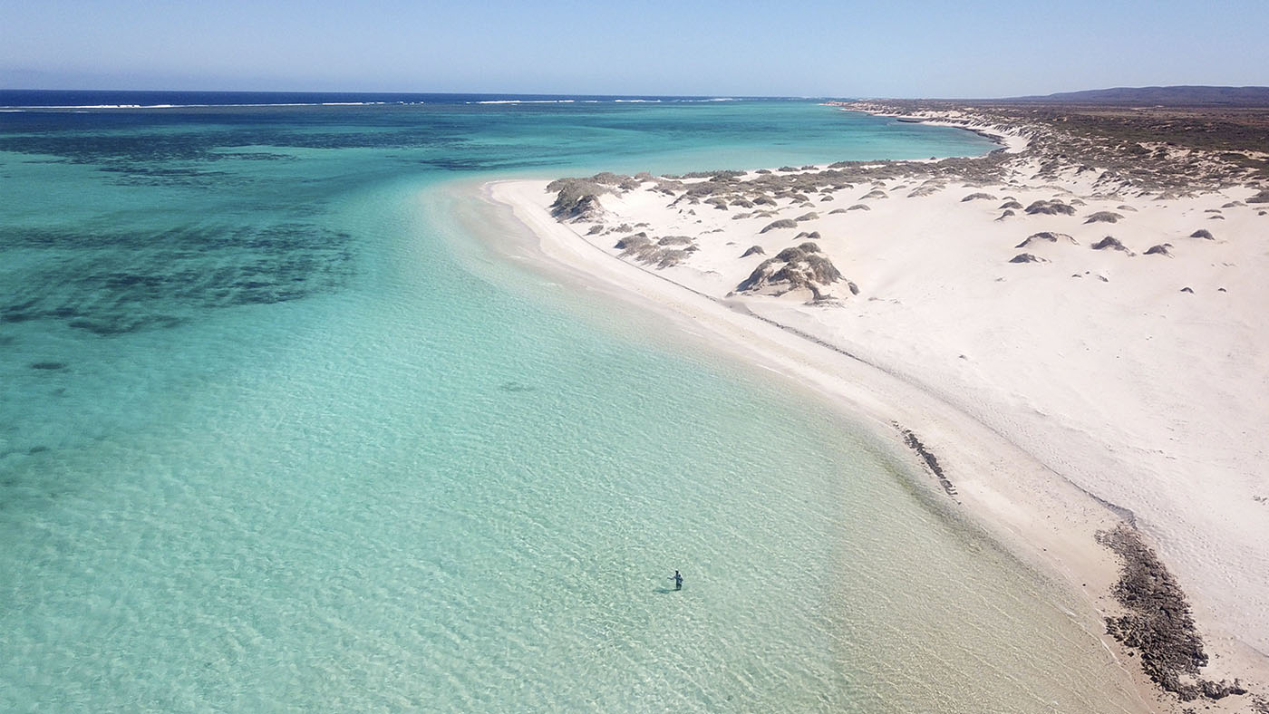 Fly Fishing Photography Portfolio Western Australia drone aerial wading