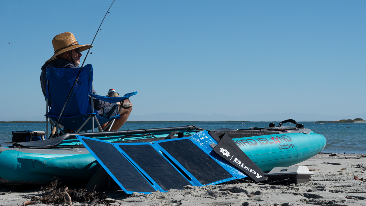 Baja Mexico fishing road trip adventure beach solar panel sup board
